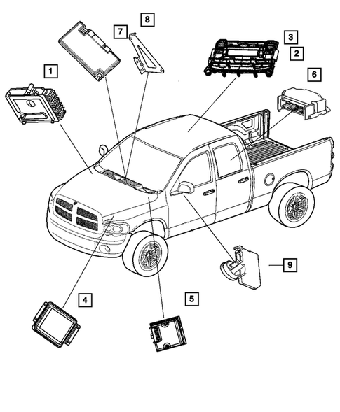 Modules for 2006 Dodge Ram 1500 #0