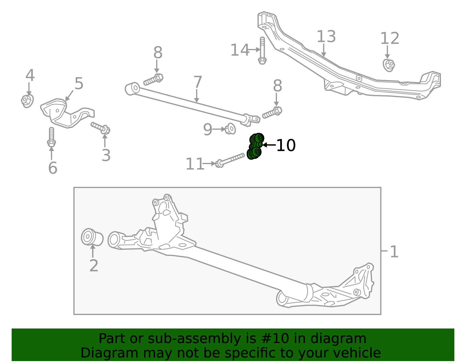 2015-2019 GM Rear Suspension Lateral Link 13350208 | TascaParts.com