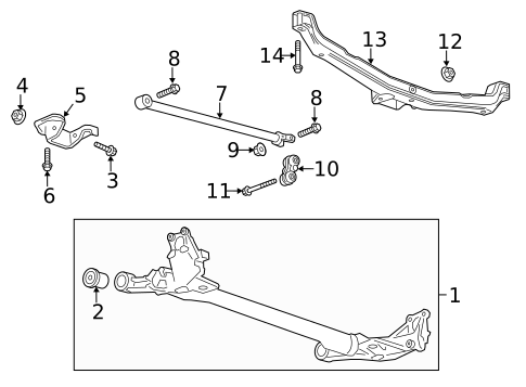 Rear Suspension for 2014 Cadillac ELR #0