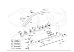 2036900162 - Covering and Lining: Strip for Mercedes-Benz Image