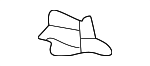 99950768501 - Body: Defroster Trim Clip for Porsche Image