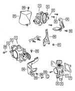 4591761AA - Fuel: Throttle Body Gasket for Mopar Image