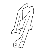 81752TZ5A01ZF - Body: Hinge Cover for Honda: Passport, Pilot Image