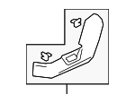 81751TG7A01ZB - Body: Recline Cover for Honda: Passport, Pilot Image