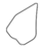 11A837701A - Body: Door Weather-Strip for Volkswagen: ID.4 Image