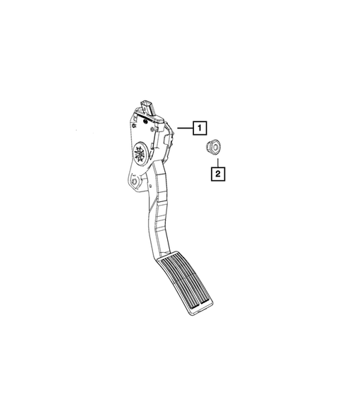 Accelerator Pedal for 2010 Jeep Wrangler #0