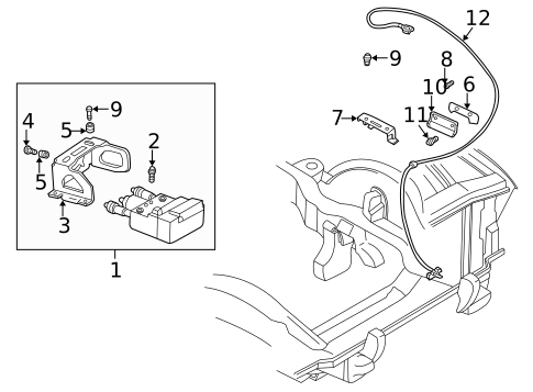 ABS Components for 2000 Oldsmobile Bravada #0