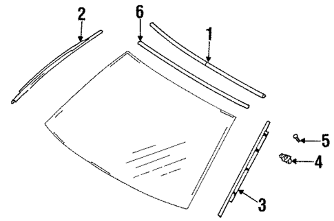 Reveal Moldings for 2001 INFINITI G20 #0