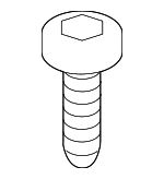 1243104123 - Body: Headliner Screw for Genesis: Electrified GV70, G70, G90, GV60, GV70 | Hyundai: Accent, Elantra, Elantra GT, Elantra N, Genesis Coupe, Ioniq 5, Santa Cruz, Santa Fe, Tucson Image