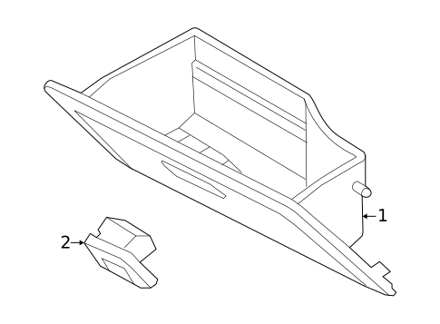 Glove Box for 2009 Pontiac G3 #0