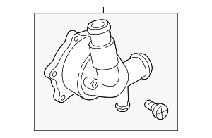 79121115AT - Cooling System: Engine Coolant Thermostat Kit for Audi Image