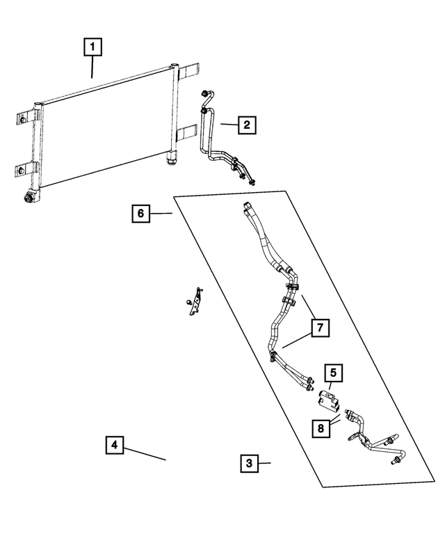 68492206AA - Cooling: Bypass Valve O Ring for Mopar Image image