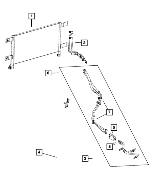 Transmission Oil Cooler, and Lines for 2017 Ram 2500 #0
