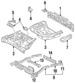 5801633010 - : Seat Belt Reinforced for Toyota: Avalon, Camry Image