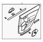 833023L335WK - : Door Trim Panel for Hyundai Image