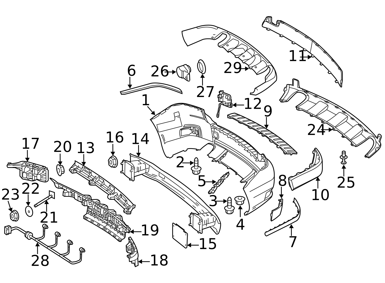 Exchange Trim Bumper - Part #204-880-49-40-9999 | Mercedes Parts Center