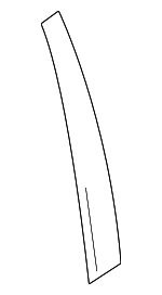 863813K001 - Body: Black Out Tape for Hyundai Image