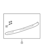82202754AB - Mopar Accessories - Component Parts: Air - Front Shield Kit for Mopar Image image