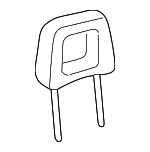 12534630 - Body: Headrest for Pontiac: Montana, Trans Sport Image
