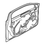 17A831056D - Body: Door Shell for Volkswagen: Jetta Image