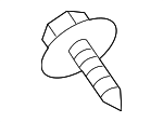 9016750063 - Body: Lower Cover Screw for Lexus Image
