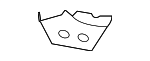 41117174451 - Body: Center Floor Pan Bracket for BMW: X5, X6 Image