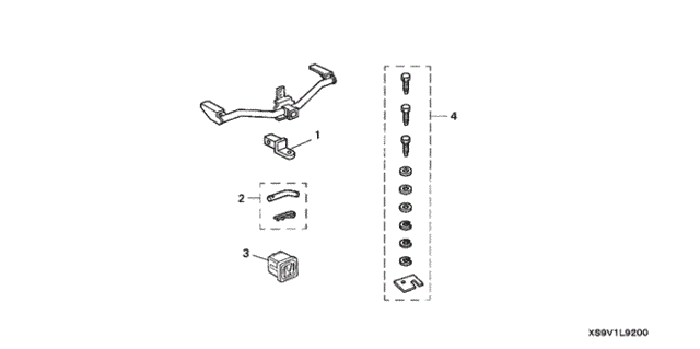 Trailer Hitch (1) for 2005 Honda Pilot #0