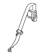 19368239 - Electrical: Center Belt Assembly for GMC: Terrain Image