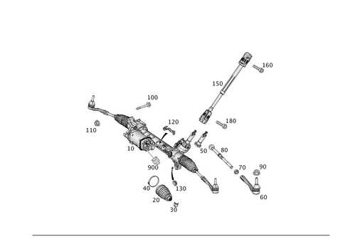Steering Gear for 2015 Mercedes-Benz ML250 #0