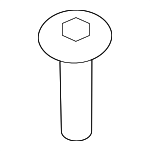 986212 - Cooling System: Upper Retainer Screw for Volvo: C40 Recharge, EC40, S60, S60 Cross Country, S80, V60, V60 Cross Country, XC40 Recharge, XC70 Image