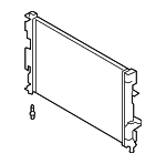 31368082 - Cooling System: Radiator for Volvo: S60, S60 Cross Country, S80, V60, V60 Cross Country, V70, XC60, XC70 Image
