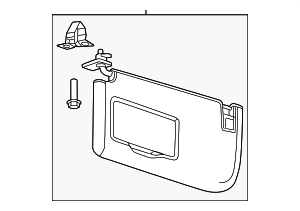 PC3Z1004105SB - Body: Sun-Visor for Ford Image