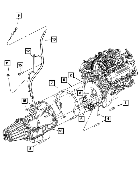 Transaxle Assembly for 2007 Dodge Dakota #0
