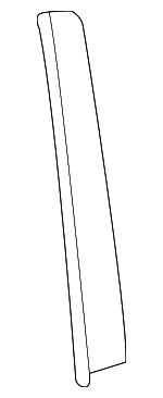 7576160040 - Body: Frame Molding for Toyota: Land Cruiser Image