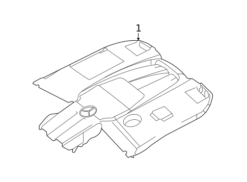 Engine Appearance Cover for 2022 Mercedes-Benz GLE 63 AMG&reg; S SUV #0