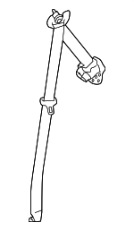 735600E061A0 - Electrical: Belt &amp; Retractor for Toyota: Highlander Image