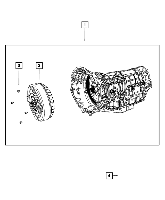 4752492AB - 545RFE; 5-Speed; Automatic Transmission: Torque Converter for Mopar Image