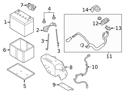 Battery for 2021 Nissan Qashqai #0