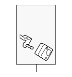 18307525615 - Exhaust: Rear Muffler Rear Bracket for BMW: 525i, 525xi, 528i, 528i xDrive, 528xi, 530i, 530xi, 535i, 535i xDrive, 535xi, 545i, 645Ci, 650i Image