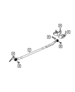68453329AA - Front Suspension: Track Bar Bracket for Ram: 2500, 3500 Image