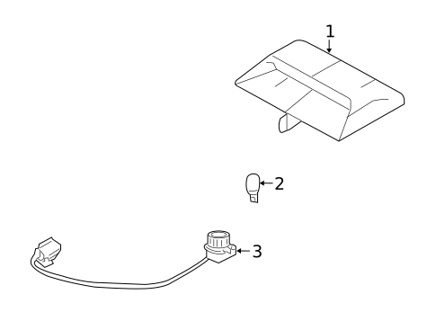 High Mount Lamps for 2009 Ford Taurus #0