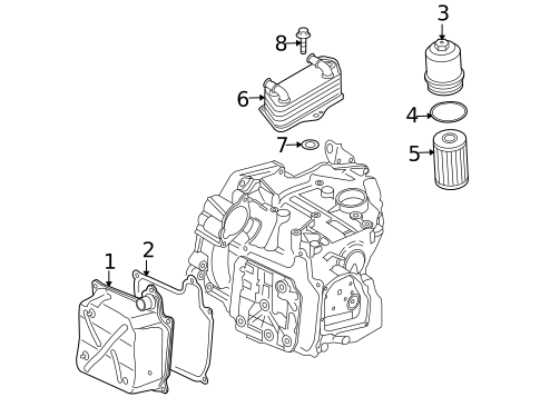 Automatic Transmission for 2015 Volkswagen Eos #2