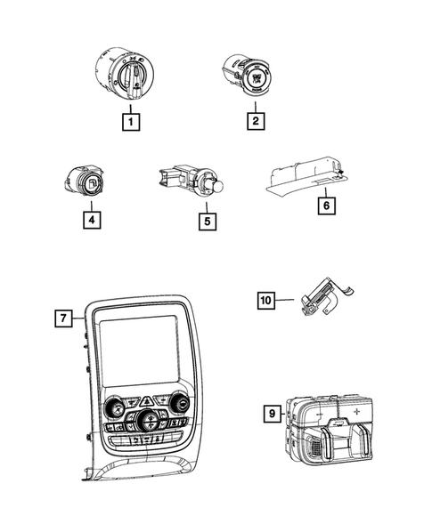 Switches for 2020 Dodge Durango #2