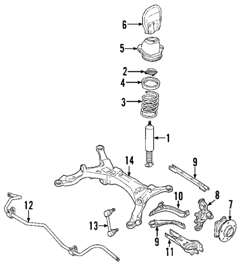 Rear Suspension for 2007 Volvo V70 #0