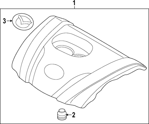 Engine Appearance Cover for 2020 Mazda 3 #0
