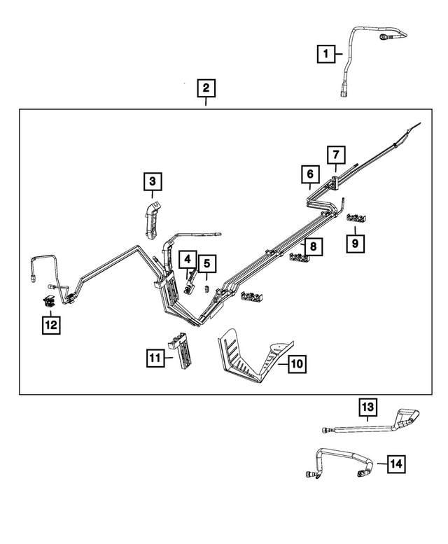 5175876AA - Fuel: Fuel Tube Clip for Mopar Image image
