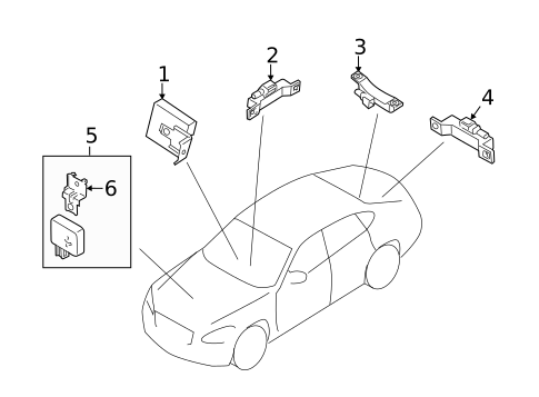Keyless Entry Components for 2011 INFINITI M56 #0