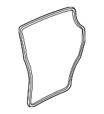 97053627601 - Body: Door Weather-strip for Porsche: Panamera Image