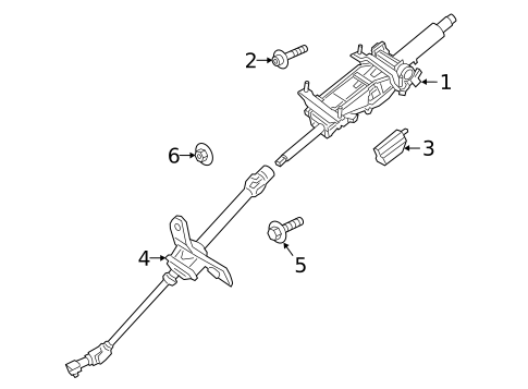 Steering Column Assembly for 2020 Porsche Cayenne #0