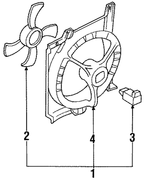 Cooling Fan for 1994 Nissan Sentra #1
